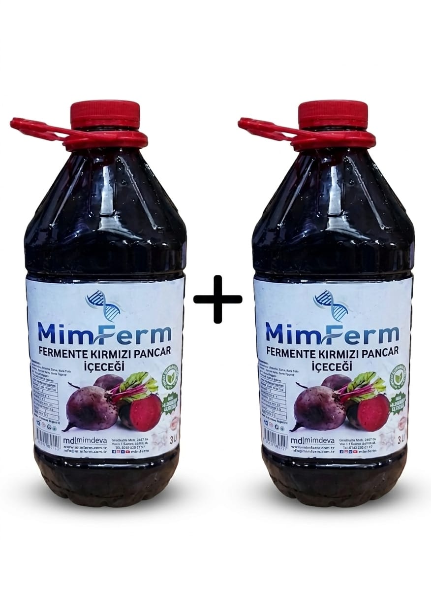 FERMENTE KIRMIZI PANCAR İÇECEĞİ 2 ADET 3 LİTRE