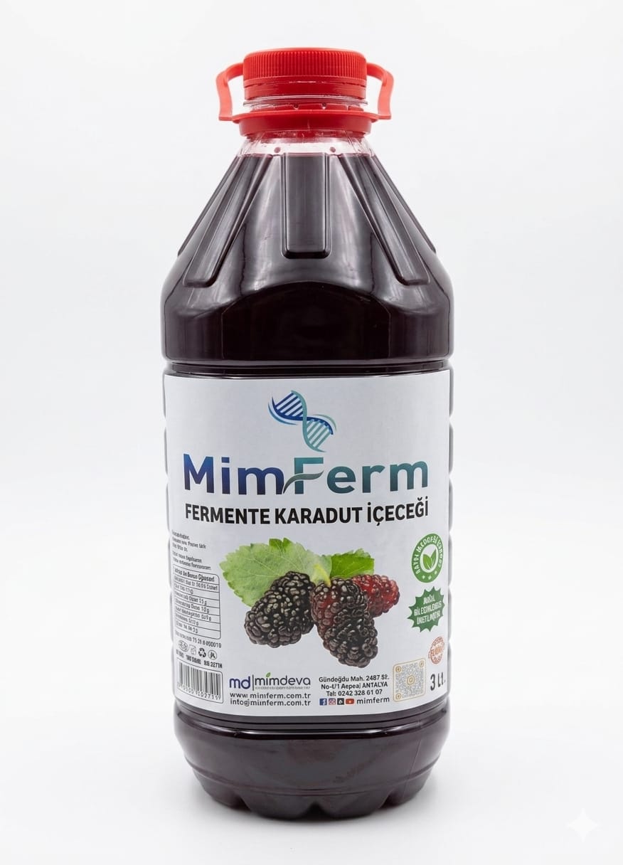 FERMENTE KARADUT İÇECEĞİ 1 ADET 3 LİTRE 